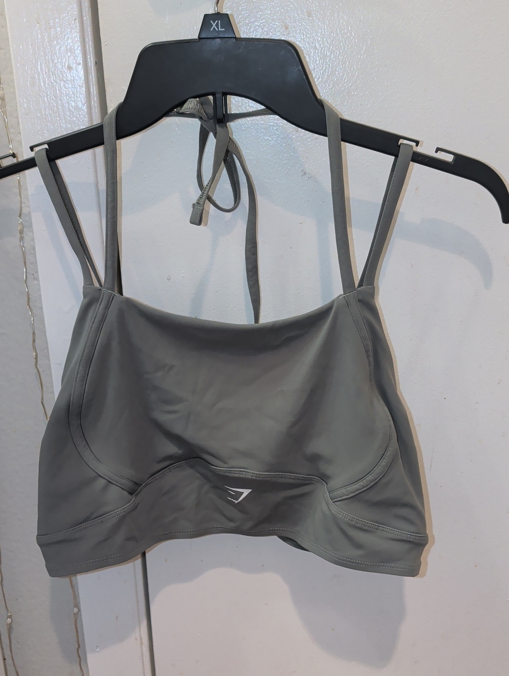 Gymshark Green Strappy Halter Sports Bra